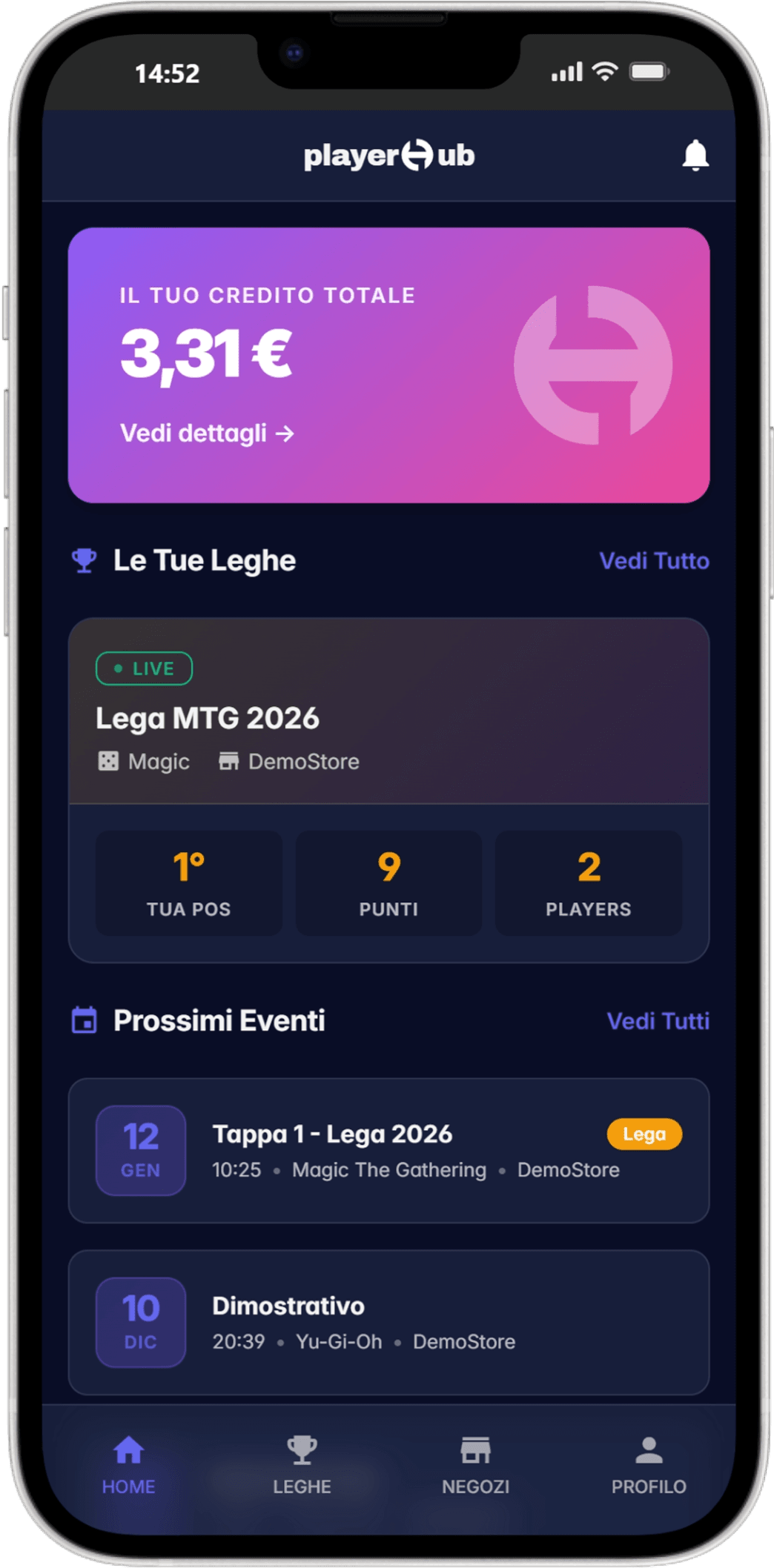 PlayerHub