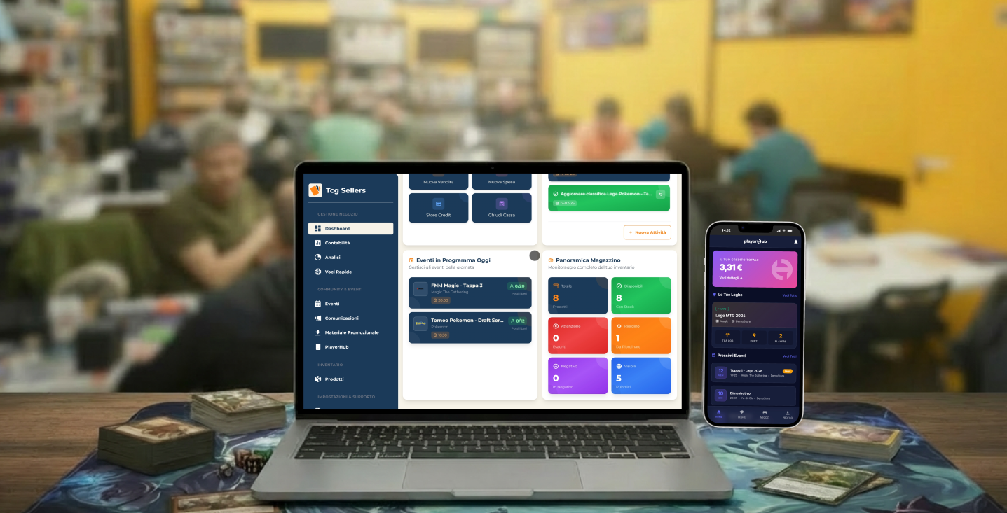 Blog TcgSellers - Gestione Negozi TCG
