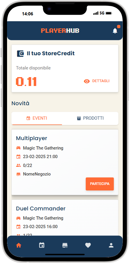 PlayerHub App Preview