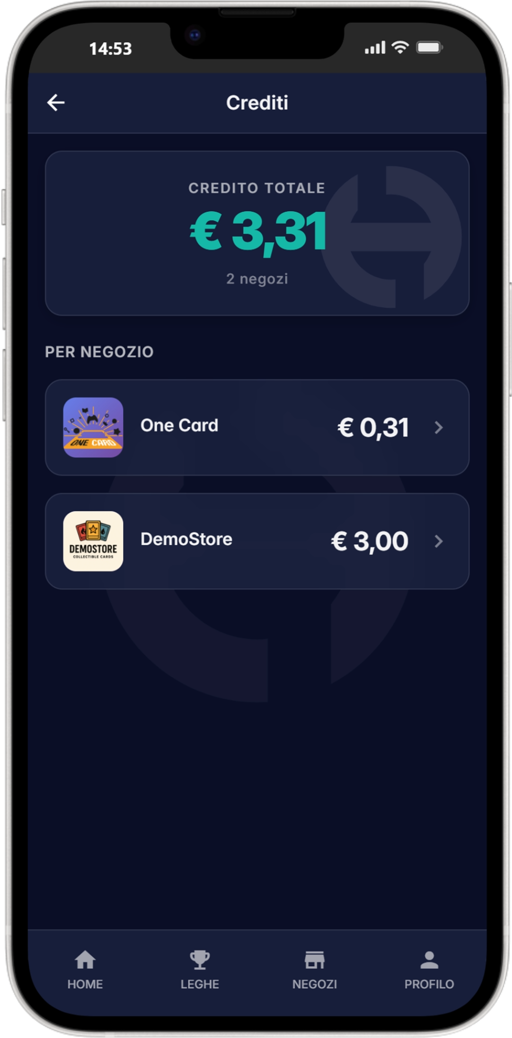 Store Credit playerHub